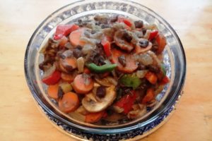 Shiitake mushroom stew