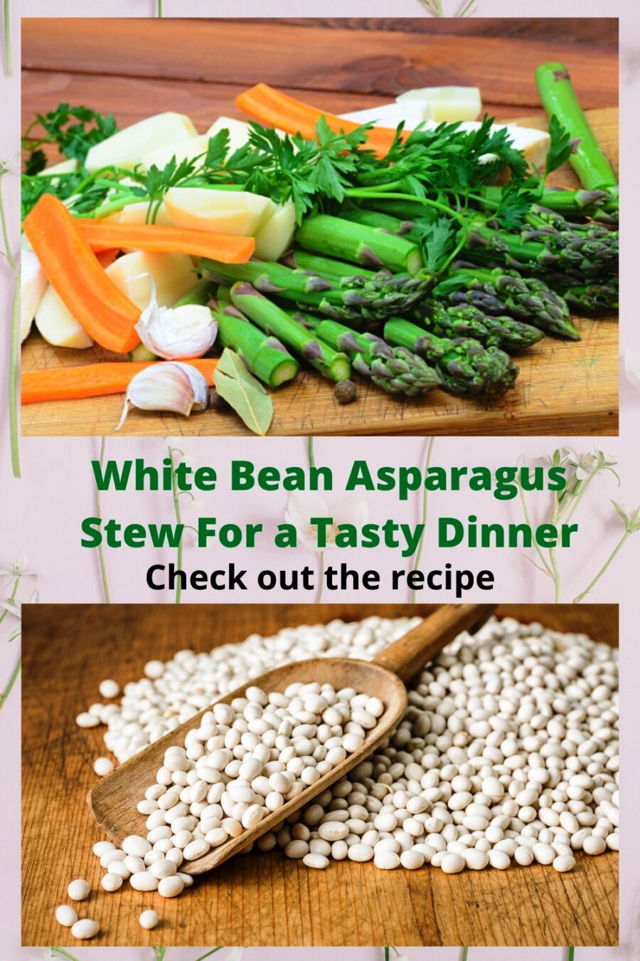 white bean asparagus stew