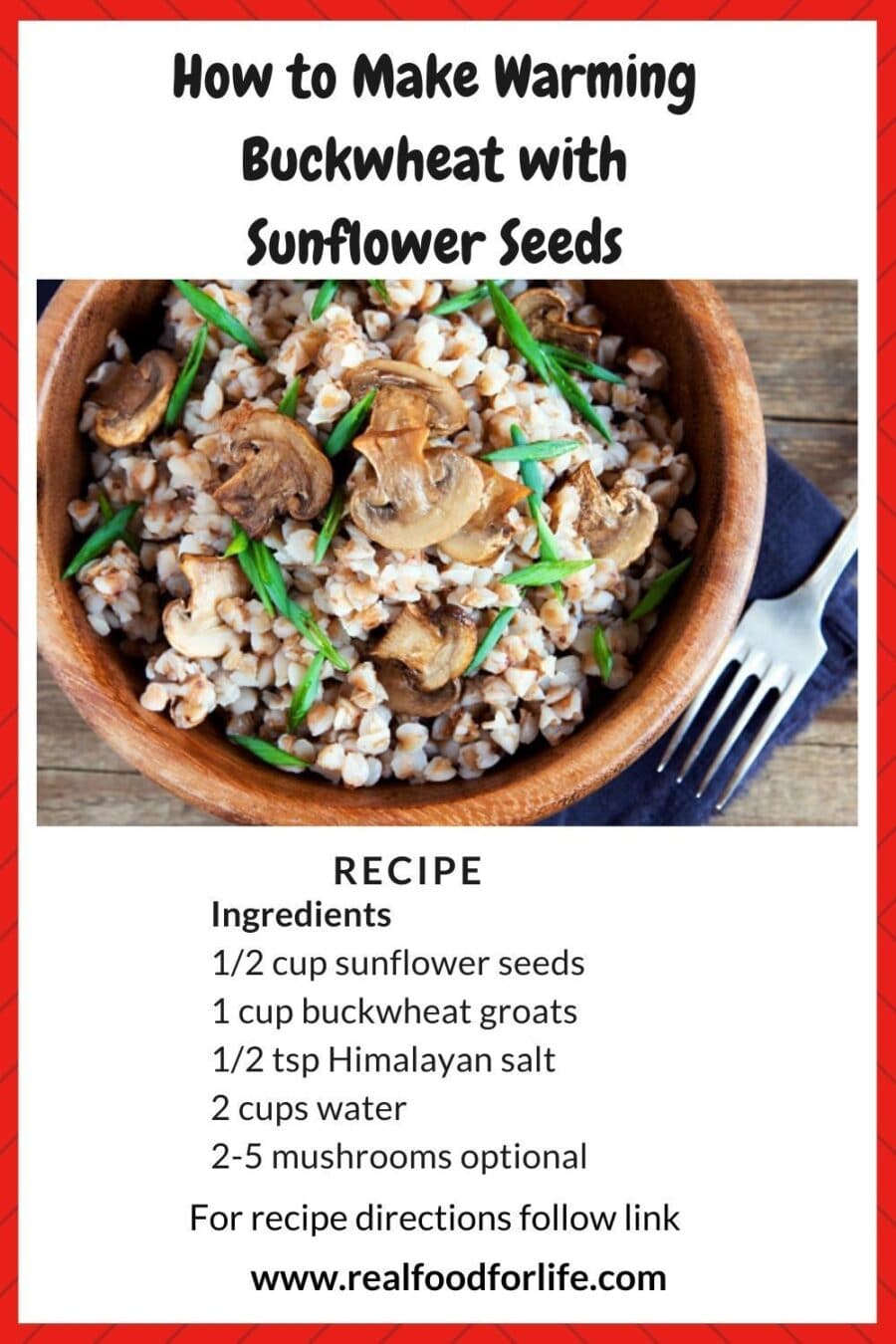 Buckwheat with Sunflower Seeds