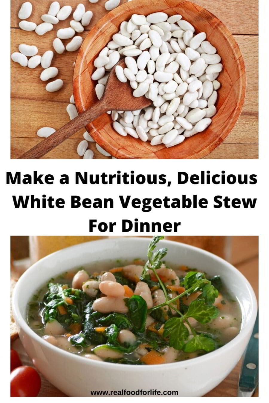 White Bean Vegetable Stew Vegan