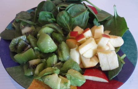 kiwi ingredients chopped