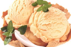 Peach Vegan Ice Cream