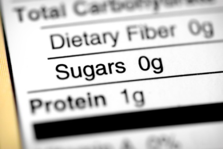 sugar label
