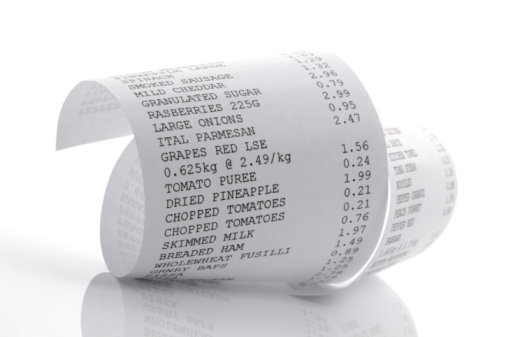 Keep your receipts - for possible returns and tax.