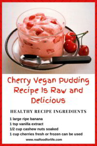 Cherry Vegan Pudding
