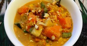 Vegetable Stew with Peanut Butter