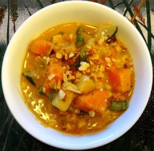 Warming Vegetable Stew with Peanut Butter