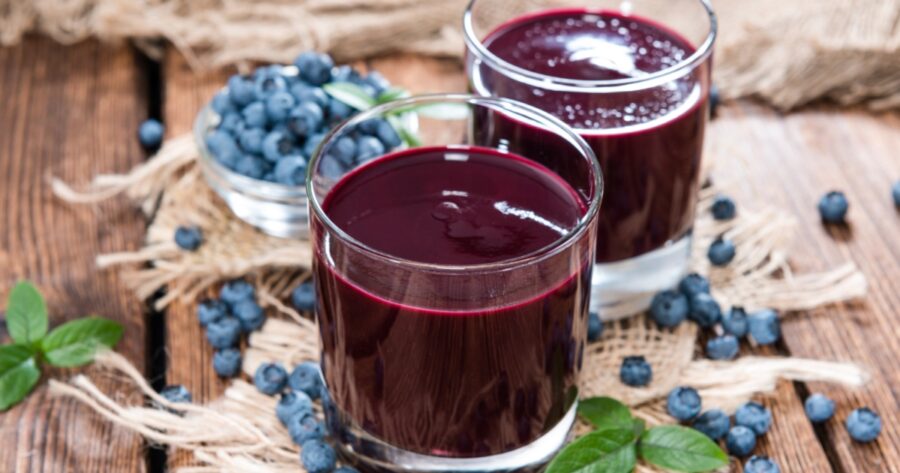 Wild Blueberry Juice Is Good For You and Easy To Make - Vegan Recipe