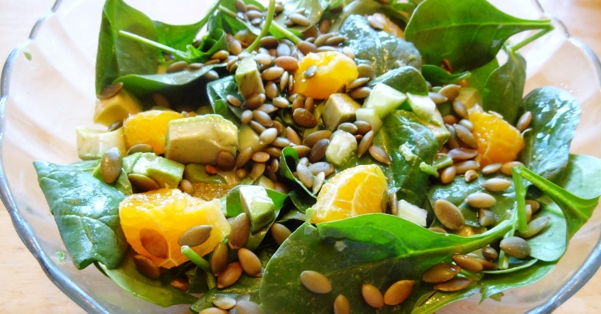 Spring Cleanse Spinach Salad popeye